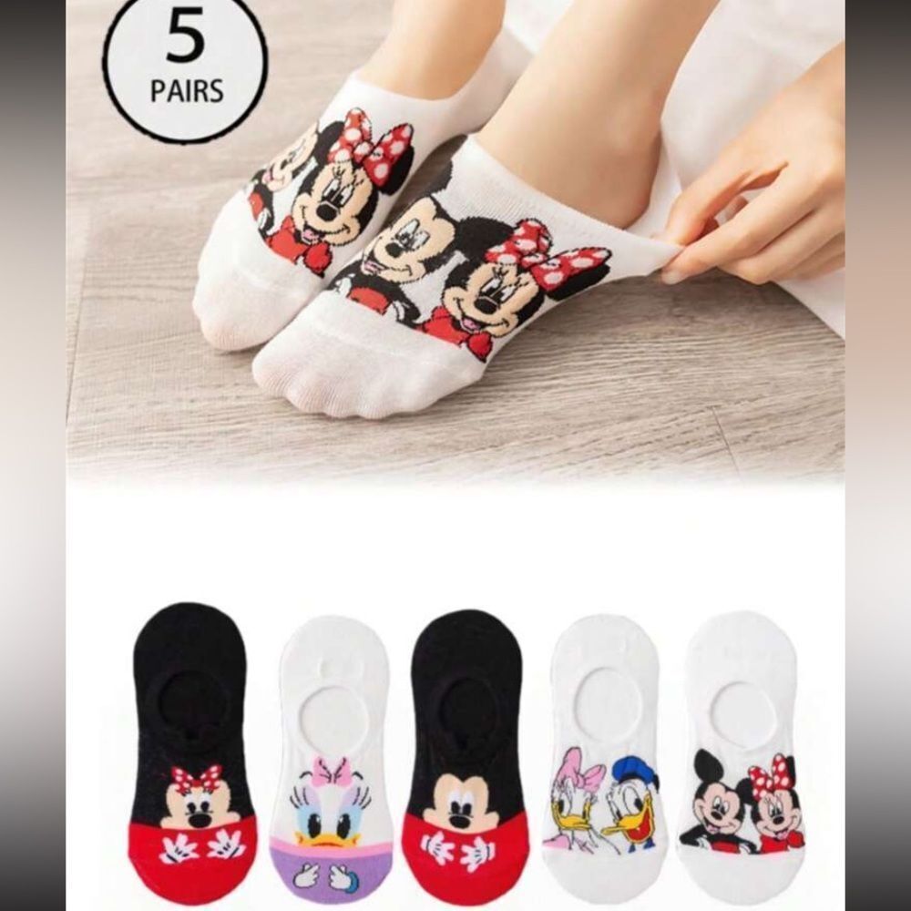 3for$20 HUGE DEAL 5 Pairs Of SummlCartoon Cute, Lightweight, Comfortable